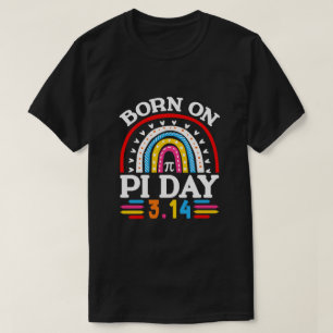 Geboren op Pi-dag, Grappige Gelukkige Pi-dag Verja T-shirt