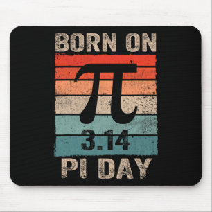 Geboren op Pi Dag Verjaardag 2025 Happy Pi Day Wis Muismat