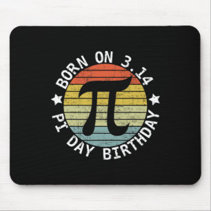 Geboren op pi dag verjaardag Happy 14 maart pi dag Muismat