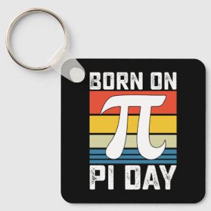 Geboren Op Pi Dag Verjaardag Wiskunde Sleutelhanger
