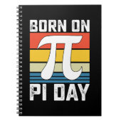 Geboren op Pi Day Birthday Wiskunde Mathematics Notitieboek (Voorkant)
