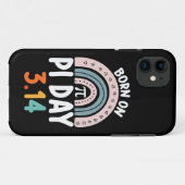 Geboren op Pi Day Verjaardag Wiskunde Funny Case-Mate iPhone Case (Achterkant (horizontaal))