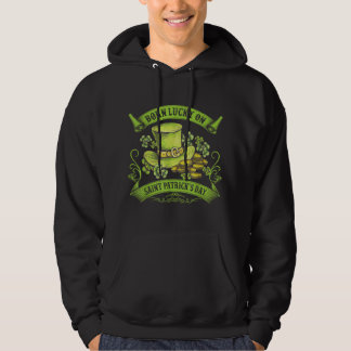 Geboren op Saint Patrick's Day Funny Birthday G Hoodie