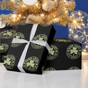 Geboren op St. Patrick's Day Iers Verjaardag Cadeaupapier