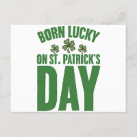 Geboren op St. Patrick's Day Ierse verjaardag