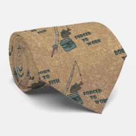 Geboren op vis - gedwongen te werken stropdas