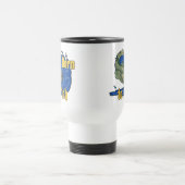 Geboren op vis Vist TShirt Reisbeker (Center)