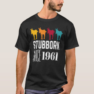 Geboren sinds 1961 Best of 1961 60th Birthday Vi T-shirt