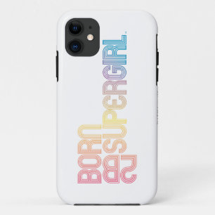 Geboren Supergirl te zijn iPhone 11 Hoesje