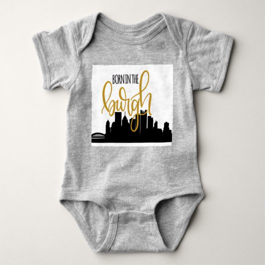 Geboren te Burgh (Pittsburgh) Romper (Voorkant)
