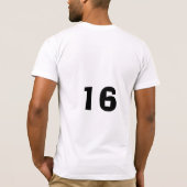 geboren uit bowlen t-shirt (Achterkant)