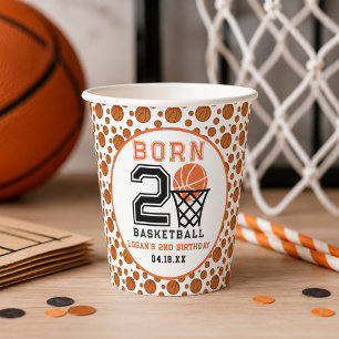 Geboren voor Basketbal   Sport  Jongens 2e Verjaar Papieren Bekers