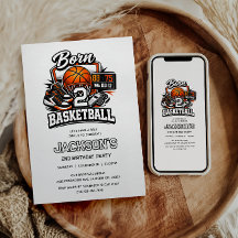Geboren voor Basketbal Sport Thema Jongen 2e Verja