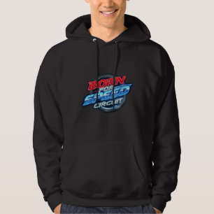 Geboren voor Speed Circuit Red Velocity Hoodie – T