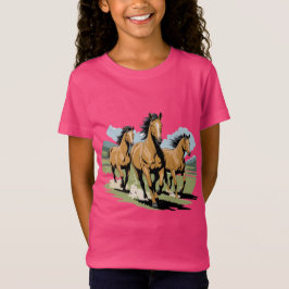 GEBOREN VRIJ PAARD T-SHIRT