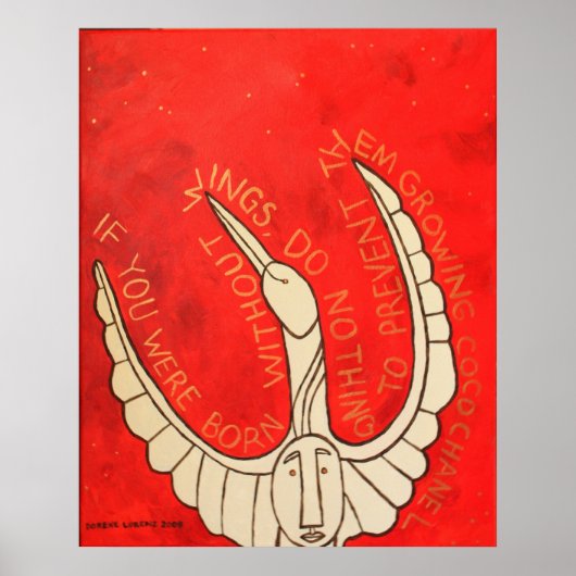 Geboren zonder vleugels poster (Voorkant)