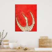 Geboren zonder vleugels poster (Keuken)