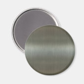 geborsteld aluminium magneet (Voorkant / Achterkant)