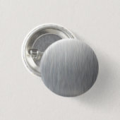 geborsteld aluminium metaal ronde button 3,2 cm (Voorkant /achterkant)