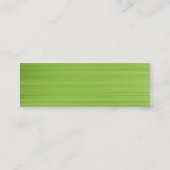 geborsteld groen mini visitekaartje (Achterkant)