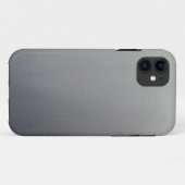 geborsteld metaal Case-Mate iPhone case (Achterkant (horizontaal))