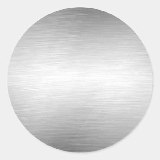 Geborsteld Metaal Look Zilveren Stickers (Voorkant)