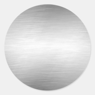 Geborsteld Metaal Look Zilveren Stickers
