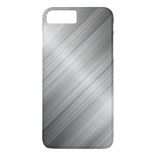 geborsteld metaal textuur iPhone 8 plus / 7 plus hoesje