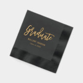 Geborsteld Modern Afstuderen Folie gestempeld serv Servetten (Links)