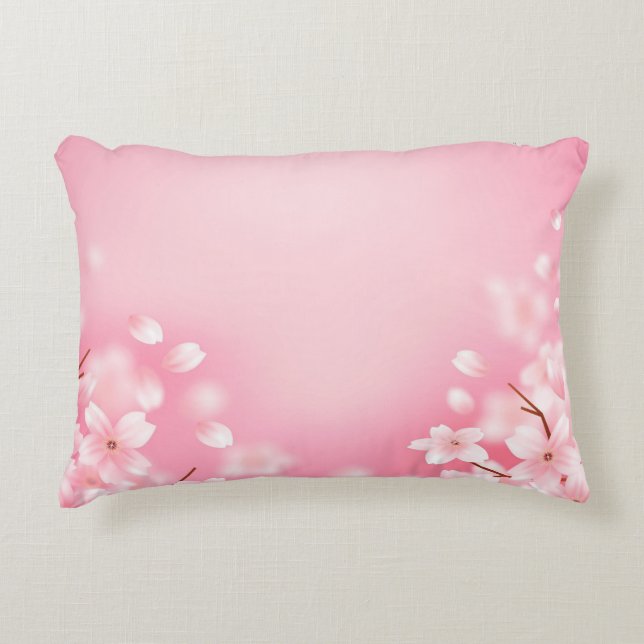Geborsteld polyester accent kussen (Voorkant)