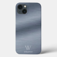 Geborsteld RVS-ontwerp Gepersonaliseerd Monogram