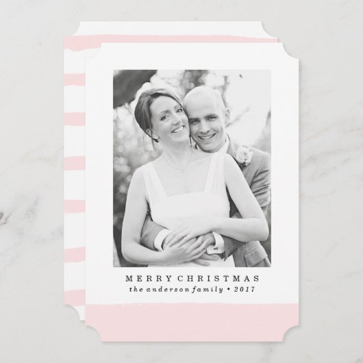 geborsteld | Vakantiefotokaart Feestdagenkaart (Voorkant / Achterkant)