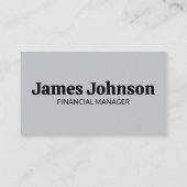 Geborsteld Zilver Retro Krachtig Serif Bureaunaamb Afsprakenkaartje (Achterkant)