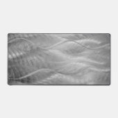 Geborsteld zilvermetaal Abstract Bureaumat (Voorkant)