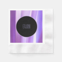 Geborstelde bloemblaadjes Lavendel Papier servet |