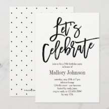 Geborstelde Glimmer Laten we de Uitnodiging van he