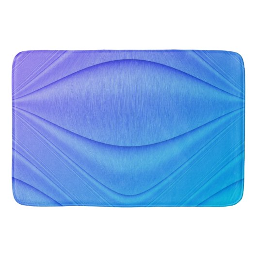 Geborstelde lavendel naar Violet Contour Design Badmat (Voorkant)