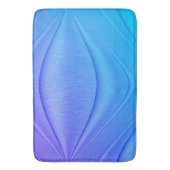 Geborstelde lavendel naar Violet Contour Design Badmat (Voorkant Verticaal)