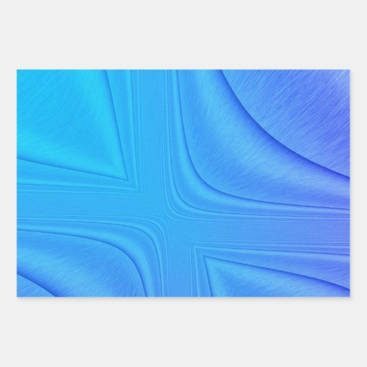 Geborstelde lavendel naar Violet Contour Design Inpakpapier Vel (Voorkant)