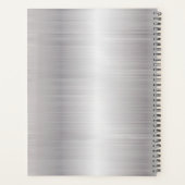 geborstelde metalen planner (Achterkant)