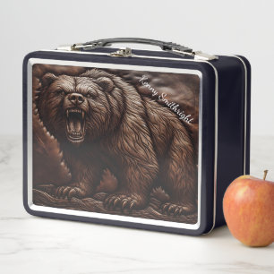 Gebosseerd lederen grizzly: felle elegantie