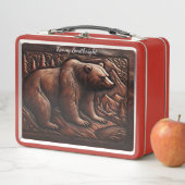 Gebosseerd lederen grizzly: wilde geest (In situ)