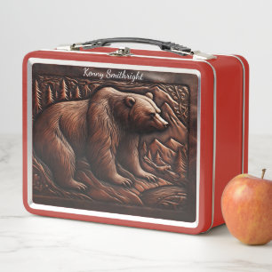 Gebosseerd lederen grizzly: wilde geest