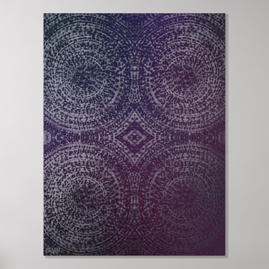 Gebosseerde zilverfolie print (Voorkant)