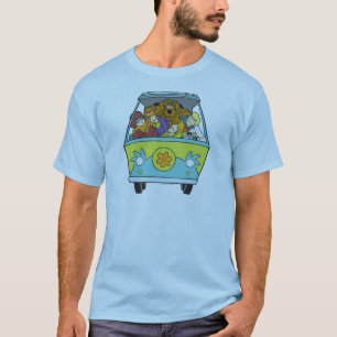 Gebost in de Mystery Machine T-shirt