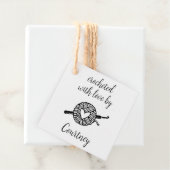 Gebost met liefde bedankjes labels (In situ)