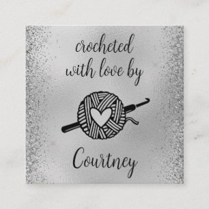 Gebost met liefde vierkante visitekaartje