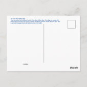 Geboste hete luchtballonnen briefkaart (Achterkant)