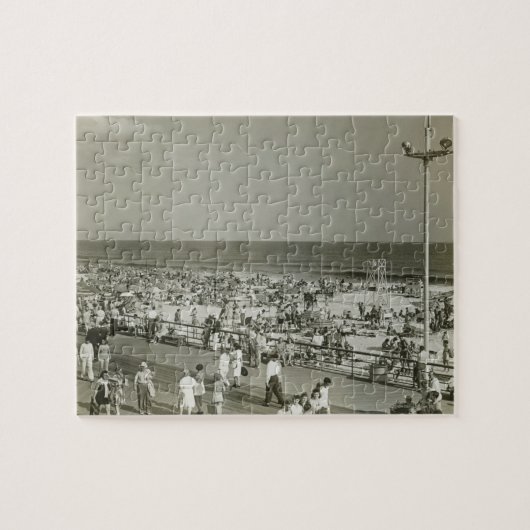 Geboste strand legpuzzel (Horizontaal)