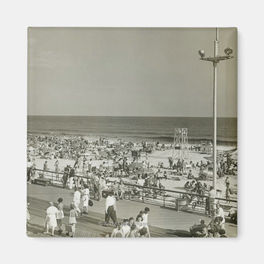Geboste strand magneet (Voorkant)